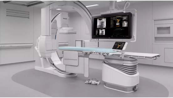 Cardiac catheterisation lab used for angiography and angioplasty at Apollo Hospitals, Navi Mumbai